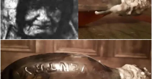The Secret Bottle of Exorcising Liquid Discovered in the Childhood Home of the 'Witch'!