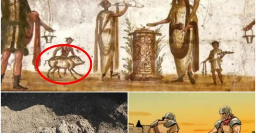 Dead Roman troops in the Levant were given a shocking swine farewell – but the reason remains a mystery