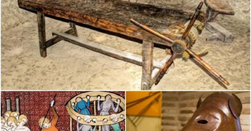 Behind the splendid castles lies a dark secret: Barbaric torture devices that made victims scream in agony as their bones snapped and flesh burned!