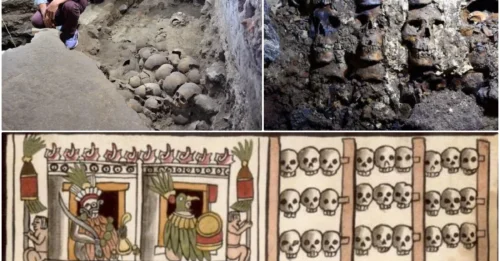 Tzompantli: These piled-up skulls weren’t for decoration – they were the bloody warning of the Aztec empire.