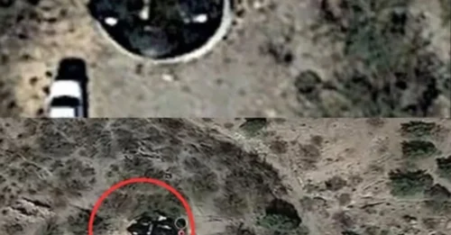 Google Earth reveals a black-and-white object in Arizona’s desert—sparking wild claims a UFO crash site is being quietly ignored.