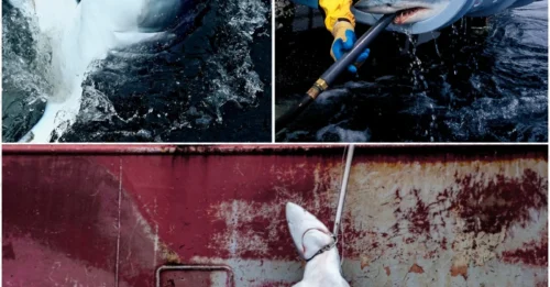 Bloody Secret: Greenpeace Exposes the Truth About Fishermen Slaughtering Mako Sharks to the Brink of Extinction!