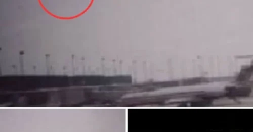 A silent, disk-shaped UFO spotted by 12 United Airlines staff over Chicago may reveal interstellar secrets, claim 30 intrigued physicists.