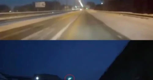 A mysterious glowing green fireball blazes over Russia’s “scientific city,” sparking fears of secret experiments—or an alien surveillance craft.