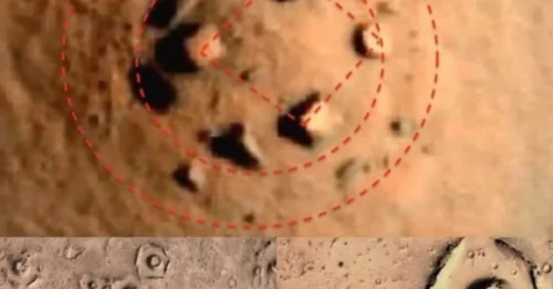 UFO theorists claim Stonehenge-style rocks on Mars are no coincidence—evidence, they say, of ancient alien architects mirroring Earth’s sacred sites.