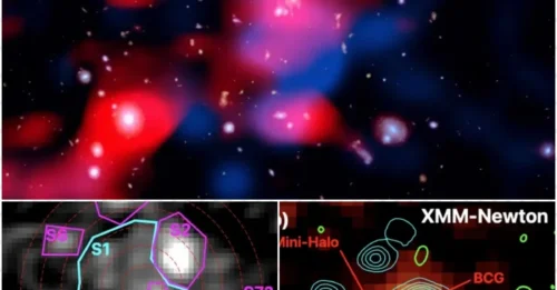 Shocking Mystery: Ancient Radio Signal from a Distant Galaxy Cluster Unexpectedly Revealed!
