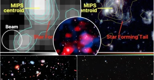 GALACTIC ENIGMA: Strange Radio Emissions from Ancient Cluster Defy All Known Astronomy Theories!