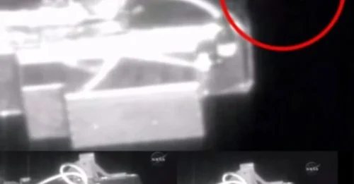 Conspiracy theorists claim NASA is hiding aliens after six UFOs crept past the ISS—moments before the live feed mysteriously cut.