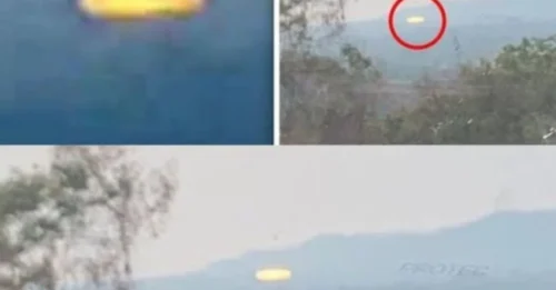 A ‘bright orange light’ spotted in the sky sparks wild conspiracy theories—some believe it signals the arrival of godlike alien visitors.