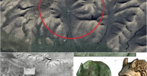 EYES IN THE EARTH: Satellite Photo Reveals Chilling Human Face Emerging from Canadian Wilderness!