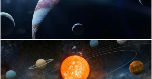 Why are giant planets found at the outer reaches of solar systems
