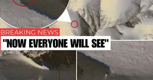 Conspiracy theorists think they’ve found a ‘spotlight pointing to a model city’ in a remote Antarctic mountain on Google Maps
