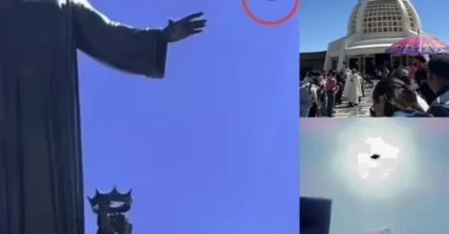 UFO Hovers Over Jesus Statue: Proof Aliens Are Surveilling Humanity?