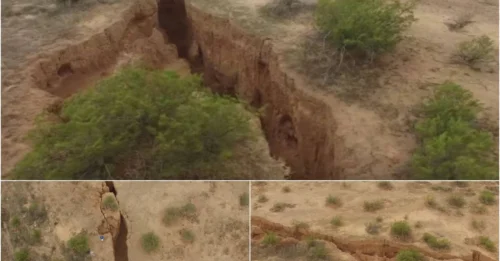 Unexplained Phenomenon: Two-Mile-Long Chasm Emerges in Arizona Desert!