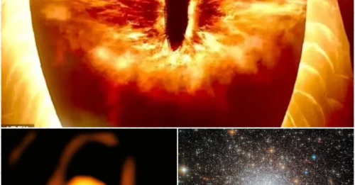 A Star Beyond the Milky Way Appears as a 'Demonic Eye,' Stunning the Scientific Community!