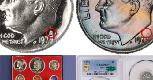 Rare 1975 Dime Breaks Records: How a Tiny Mistake Made It Worth $500,000!
