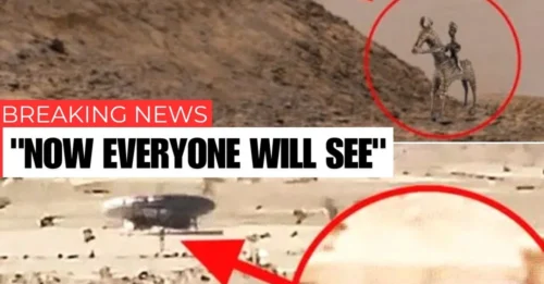 Shocking footage of aliens appearing in the desert leaves the world in shock