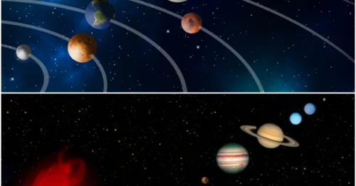 Once in a lifetime: – 8 planets simultaneously appear in the night sky, like something unimaginable.