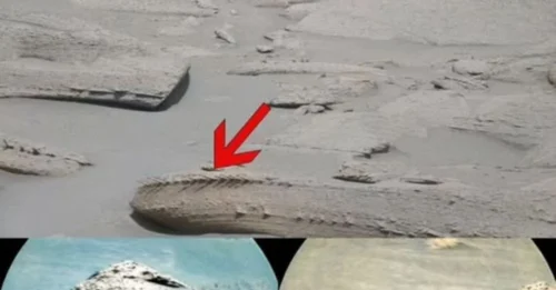 Mysterious debris spotted on Mars may be wreckage from an alien spacecraft, sparking claims of an extraterrestrial crash landing, study suggests.