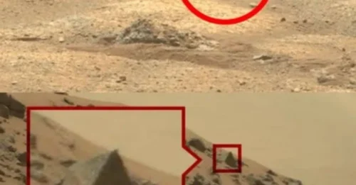 A strange ‘cylinder’ spotted in a Mars rover image has baffled NASA—sparking theories of alien tech hidden on the red planet.