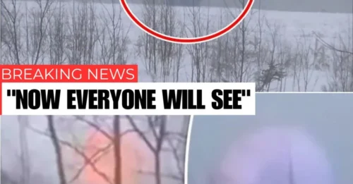 A giant sphere emitting glowing designs has been filmed in Russia—sparking claims of alien technology that could send hidden messages in plain sight.