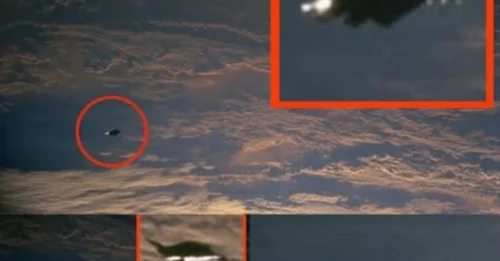 Leaked NASA-Johnson Space Center photos show crystal-clear UFOs and possible Black Knight Satellites—fueling claims of a long-hidden alien presence.