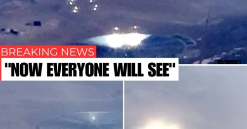 As the plane neared Area 51, he captured a strange metallic shape hovering below—then it vanished without a trace.