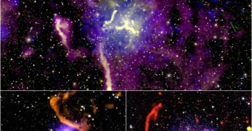 Space Alert: 20-Million-Light-Year-Wide Energy Cloud Emerges – Something's Seriously Off!