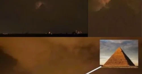 A bizarre pyramid-shaped object hovered over Philadelphia, rotating silently—then vanished, as military jets scrambled and officials denied everything again.