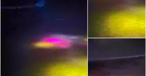 Glowing UFO-Like Lights Seen Beneath Aircraft – Pilot and Passengers Stunned