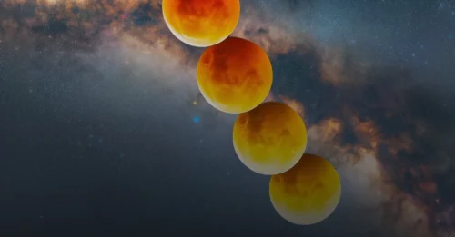 Blood SuperMoon: The Sky Turns Crimson in a Rare and Terrifying Lunar Eclipse!