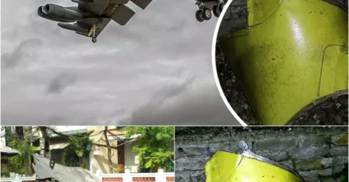 Shocking twist: B-52 debris slams into home – woman miraculously survives, as if guarded by a force beyond this world!