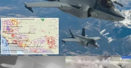 A UFO reportedly collided with a US Navy jet over Arizona—radar scrambled, debris vanished, and officials fell silent.