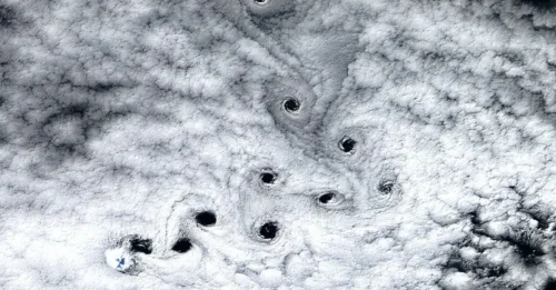 MYSTERY FROM THE SKY: 10 Bizarre 'Black Holes' Suddenly Appear Over Deserted Island Near Antarctica!