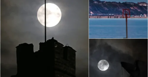 Super Moon 'Vanishes' Behind Super Clouds – UK Weather Strikes Again in Classic Fashion!