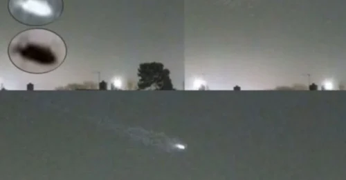 A mysterious UFO streaked across the sky above Heathrow, London—seconds before a plane’s landing, leaving pilots and witnesses stunned in disbelief.