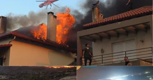 Los apocalípticos incendios forestales en Chipre que quemaron vivas a dos personas y redujeron a cenizas villas de lujo fueron 