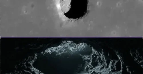 Hidden beneath the lunar surface, caves with Earth-like temperatures spark whispers of a future no one predicted.