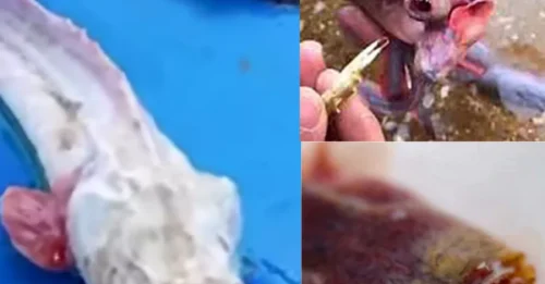 ALIEN OR FISH? Shocking Secret of Mysterious Purple 'Creature' From The Deep Will Haunt Your Dreams!