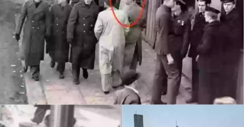 Undeniable Proof:  Image of a Time Traveler Appears Intact in a World War II Photograph