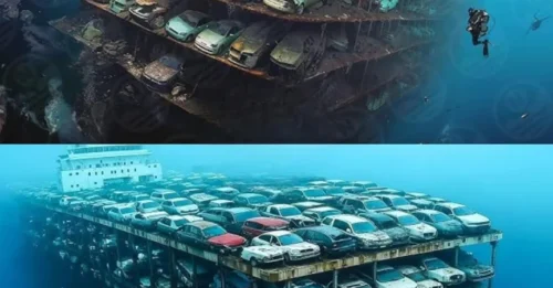 A BILLION-DOLLAR GRAVEYARD: How a Single Fire Sent 4,000 Luxury Cars—Porsches, Bentleys, Lamborghinis—to the Bottom of the Atlantic