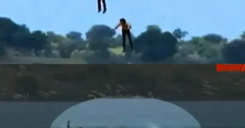 Unbelievable: Chilling moment two actors leap out of helicopter before DROWNING as stunt goes tragically wrong