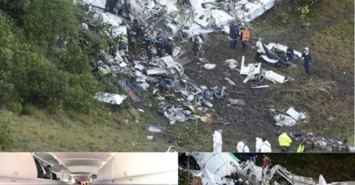 (IN THE PAST) CURSE OF THE FATAL FLIGHT! 76 dead in Colombian plane crash were the entire Brazilian football team, who had just changed their flight at the last minute.