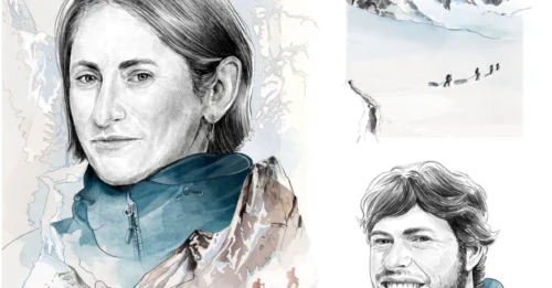 Lena Rowat skied 1,600 grueling miles across the Coast Range to quiet her demons - But she didn’t begin to silence them until tragedy struck.