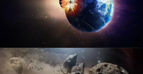 Four asteroids heading towards Earth will come close to colliding with planet on Wednesday while travelling at 8 miles per second