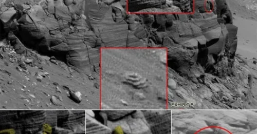 SHOCKING: NASA’s Mars Rover Captured a Carved Stone Secret Box—Its Design Matches Exactly with Ancient Egyptian Royal Sarcophagi