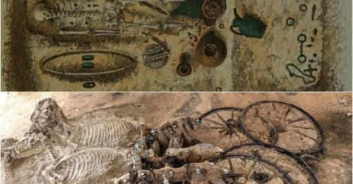 A Frozen Moment in Time: 2,500-Year-Old Chariot Found with Rider in Puzzling Position
