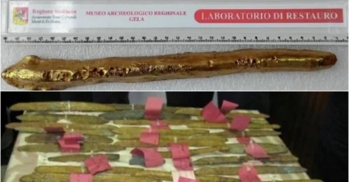 Orichalcum, the lost metal of Atlantis, may have been found on a shipwreck off Sicily
