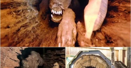 Meet “Stuckie” — The Mummified Dog Who Has Been Stuck In A Tree For Over 50 Years
