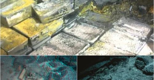 The two largest missing treasures in the country’s history, worth $50 million in gold and 48 tons of silver, were recovered after more than 150 years lying at the bottom of the ocean